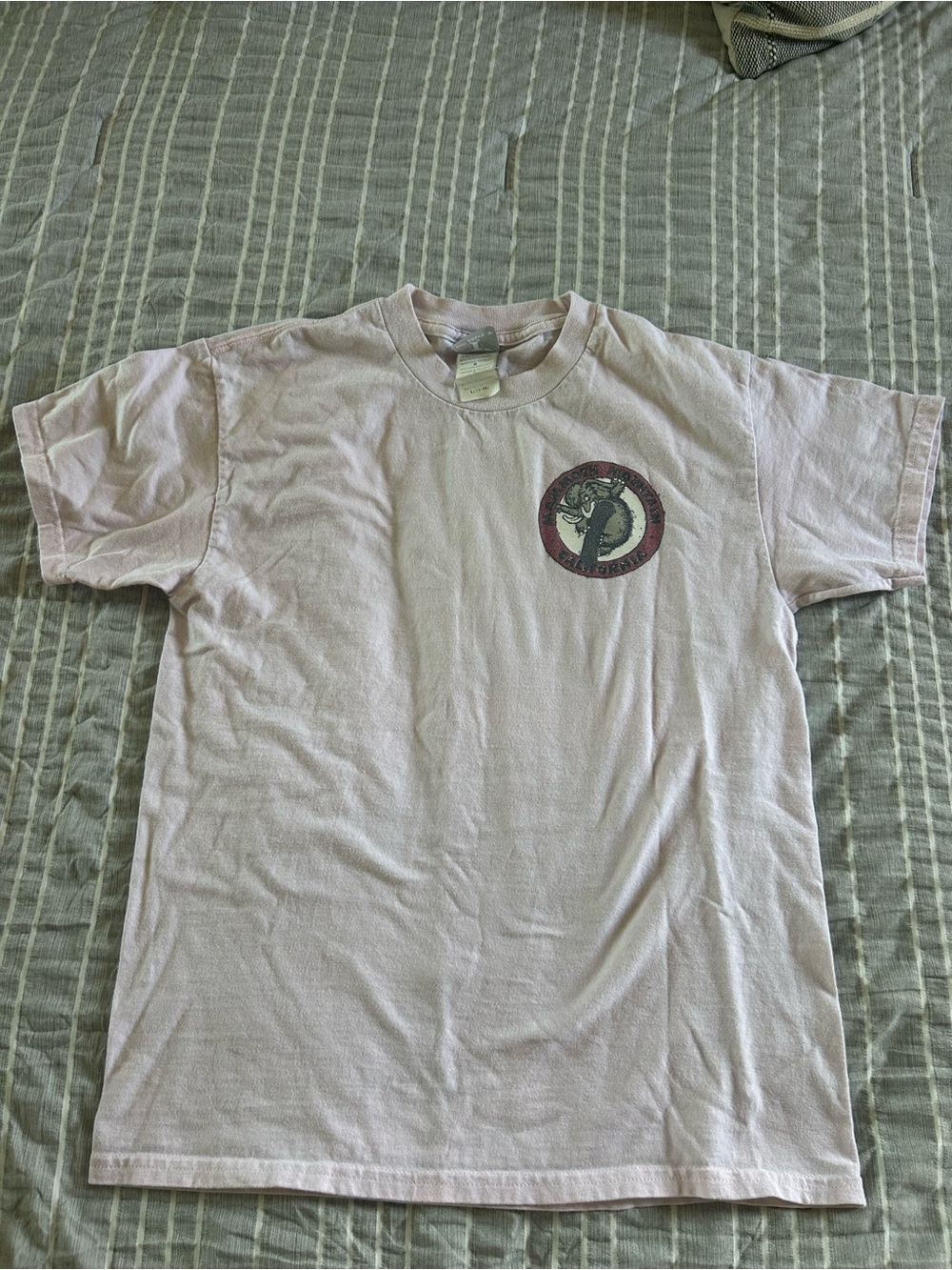 Light Pink Graphic kids mammoth T-Shirt